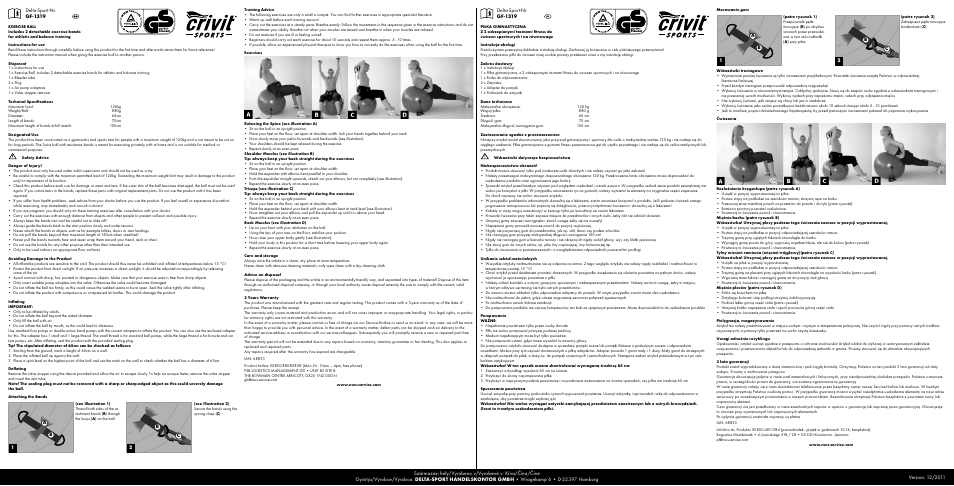 Crivit GF-1319 User Manual | 4 pages