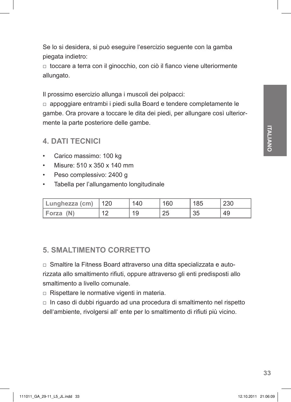 Dati tecnici, Smaltimento corretto | Crivit SP - 348 User Manual | Page 29 / 74