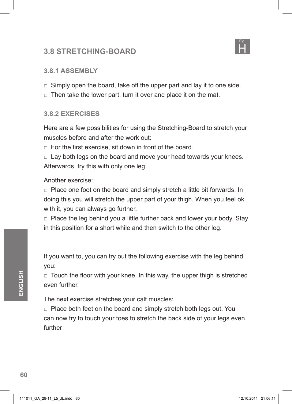 8 stretching-board | Crivit SP - 348 User Manual | Page 56 / 74