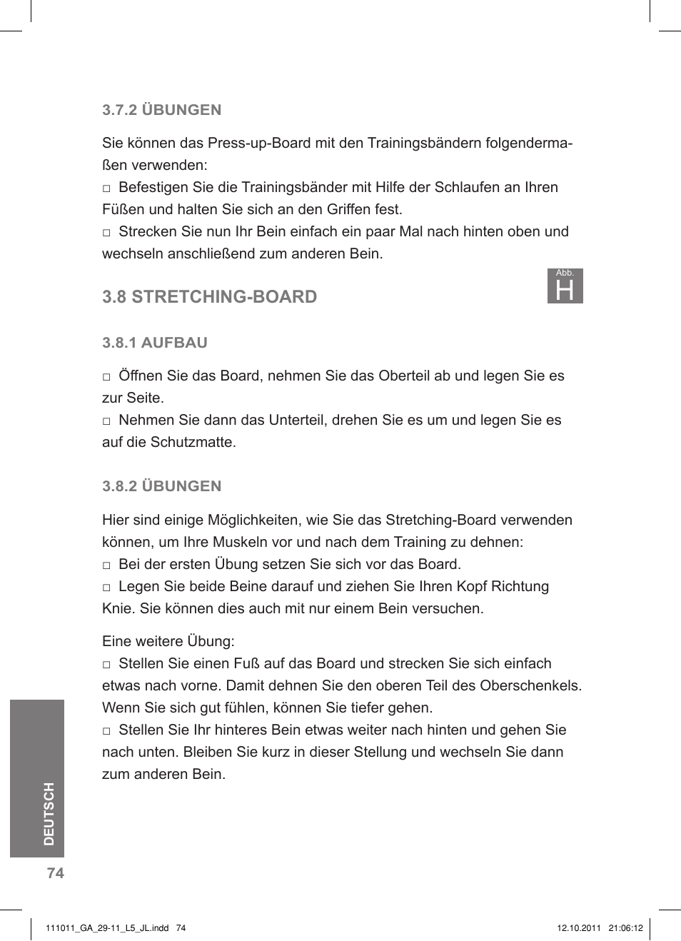 8 stretching-board | Crivit SP - 348 User Manual | Page 70 / 74