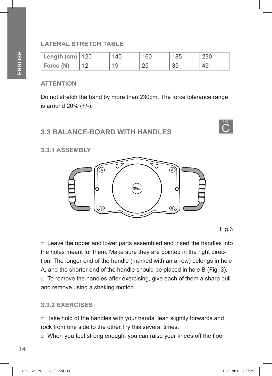 3 balance-board with handles | Crivit SP - 348 User Manual | Page 10 / 76
