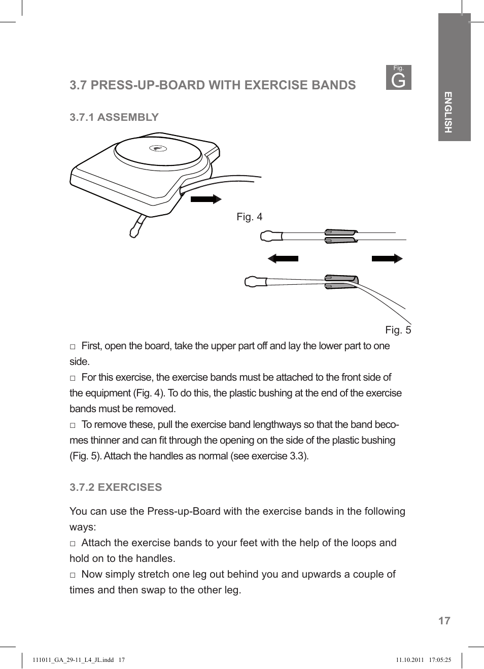 7 press-up-board with exercise bands | Crivit SP - 348 User Manual | Page 13 / 76