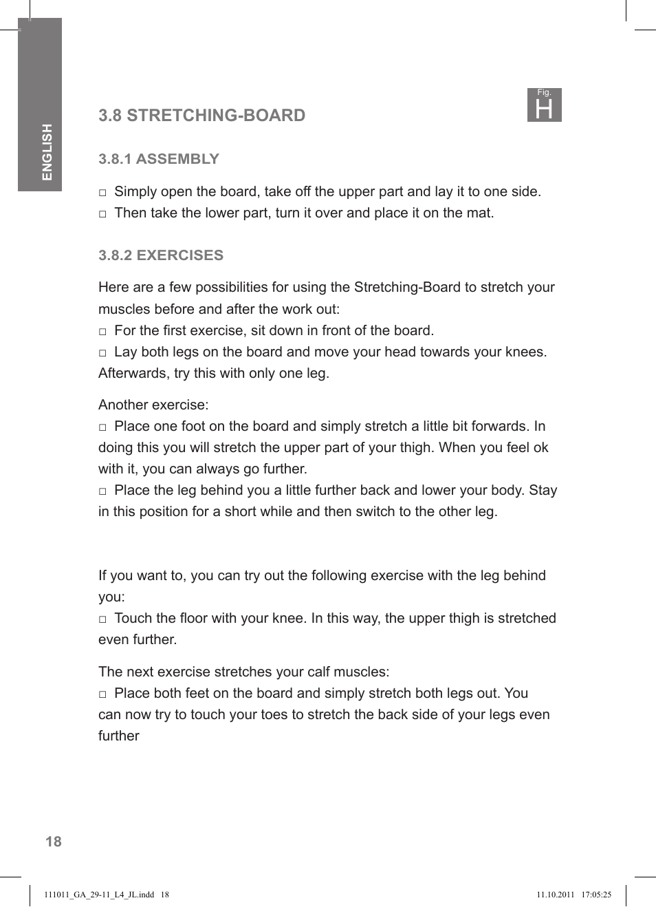 8 stretching-board | Crivit SP - 348 User Manual | Page 14 / 76