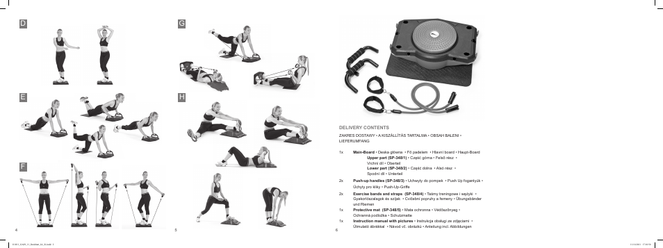 Dg e h f | Crivit SP - 348 User Manual | Page 2 / 76