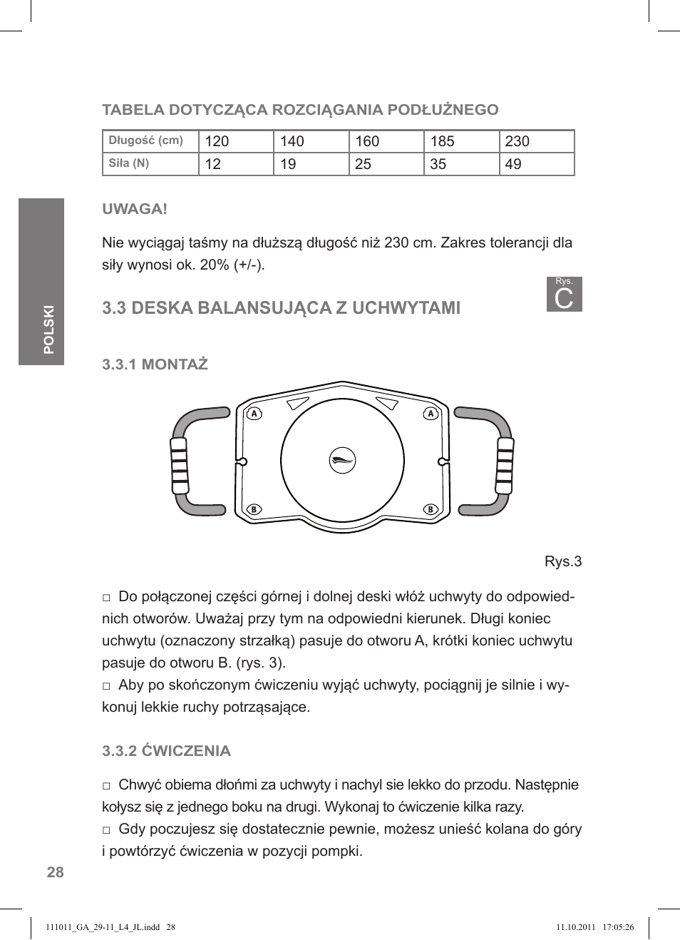 3 deska balansująca z uchwytami | Crivit SP - 348 User Manual | Page 24 / 76