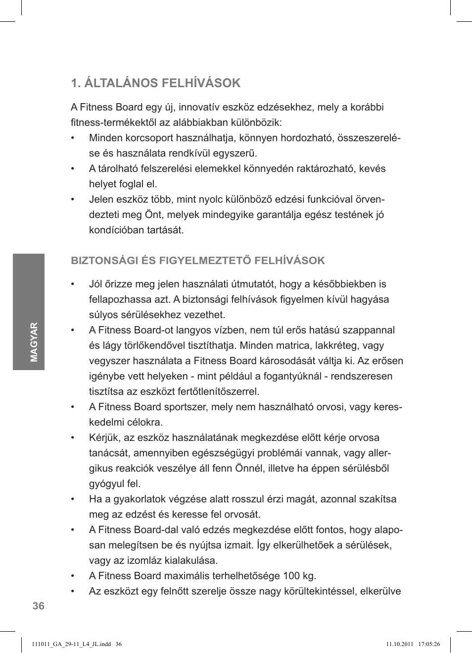 Általános felhívások | Crivit SP - 348 User Manual | Page 32 / 76