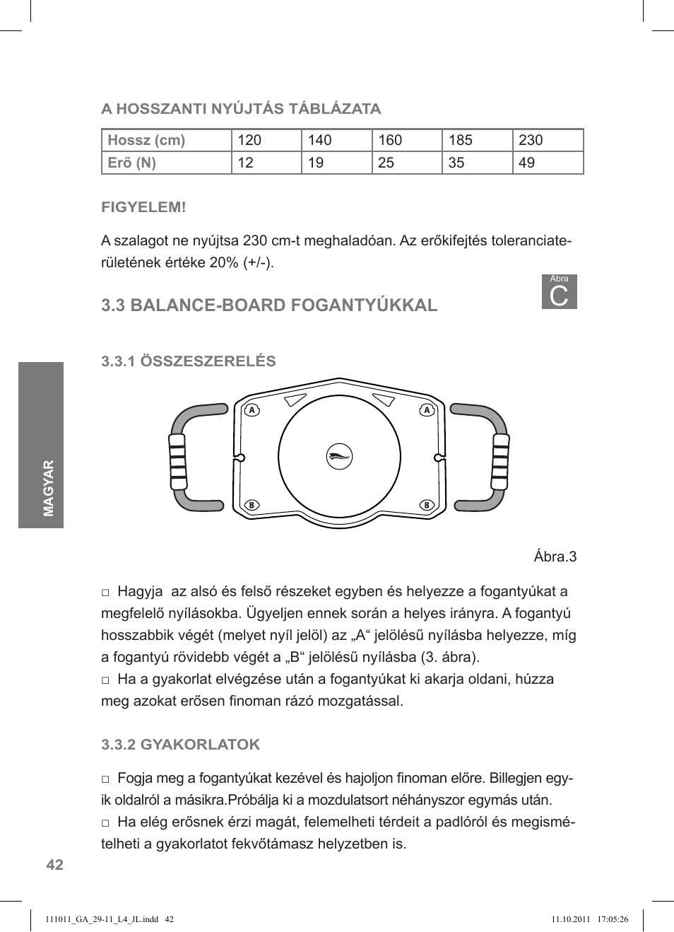 3 balance-board fogantyúkkal | Crivit SP - 348 User Manual | Page 38 / 76