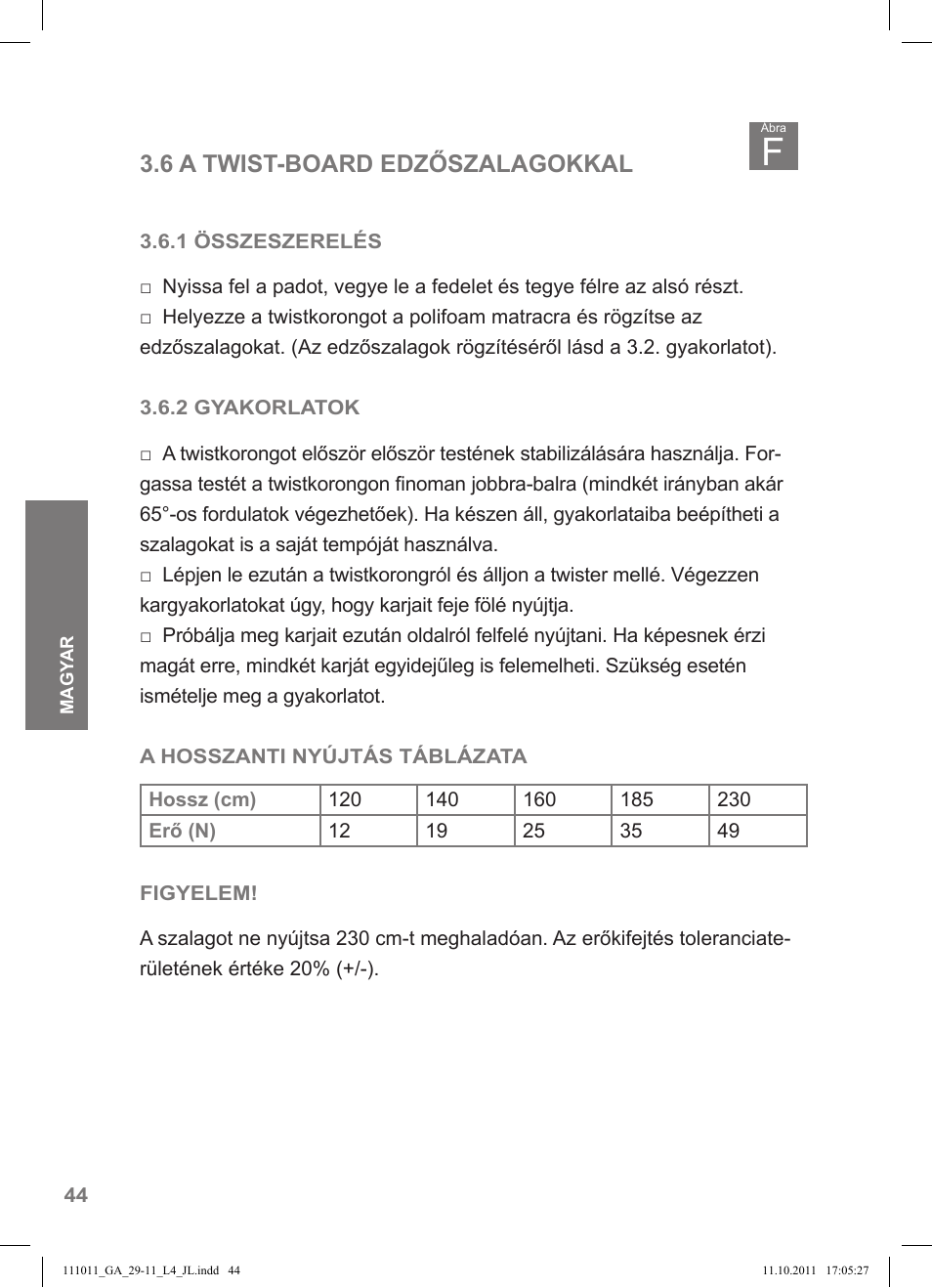 6 a twist-board edzőszalagokkal | Crivit SP - 348 User Manual | Page 40 / 76