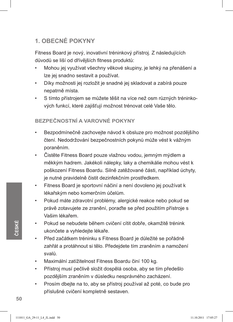 Obecné pokyny | Crivit SP - 348 User Manual | Page 46 / 76