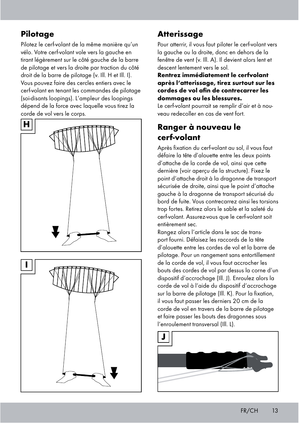 Crivit Sports Stunt Kite User Manual | Page 13 / 36