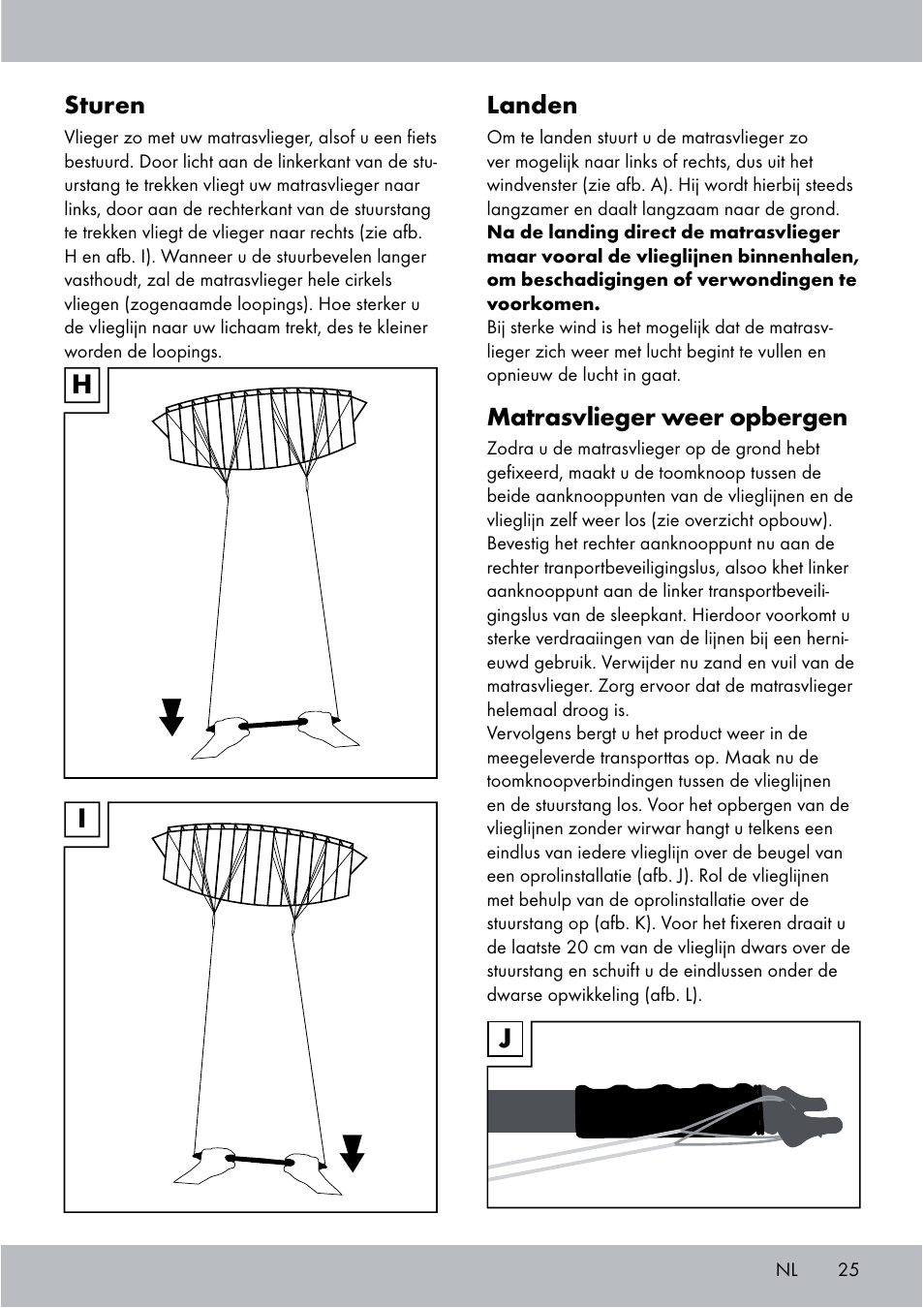Crivit Sports Stunt Kite User Manual | Page 25 / 36