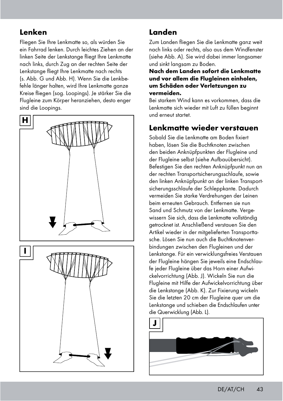 Crivit Sports Stunt Kite User Manual | Page 43 / 48