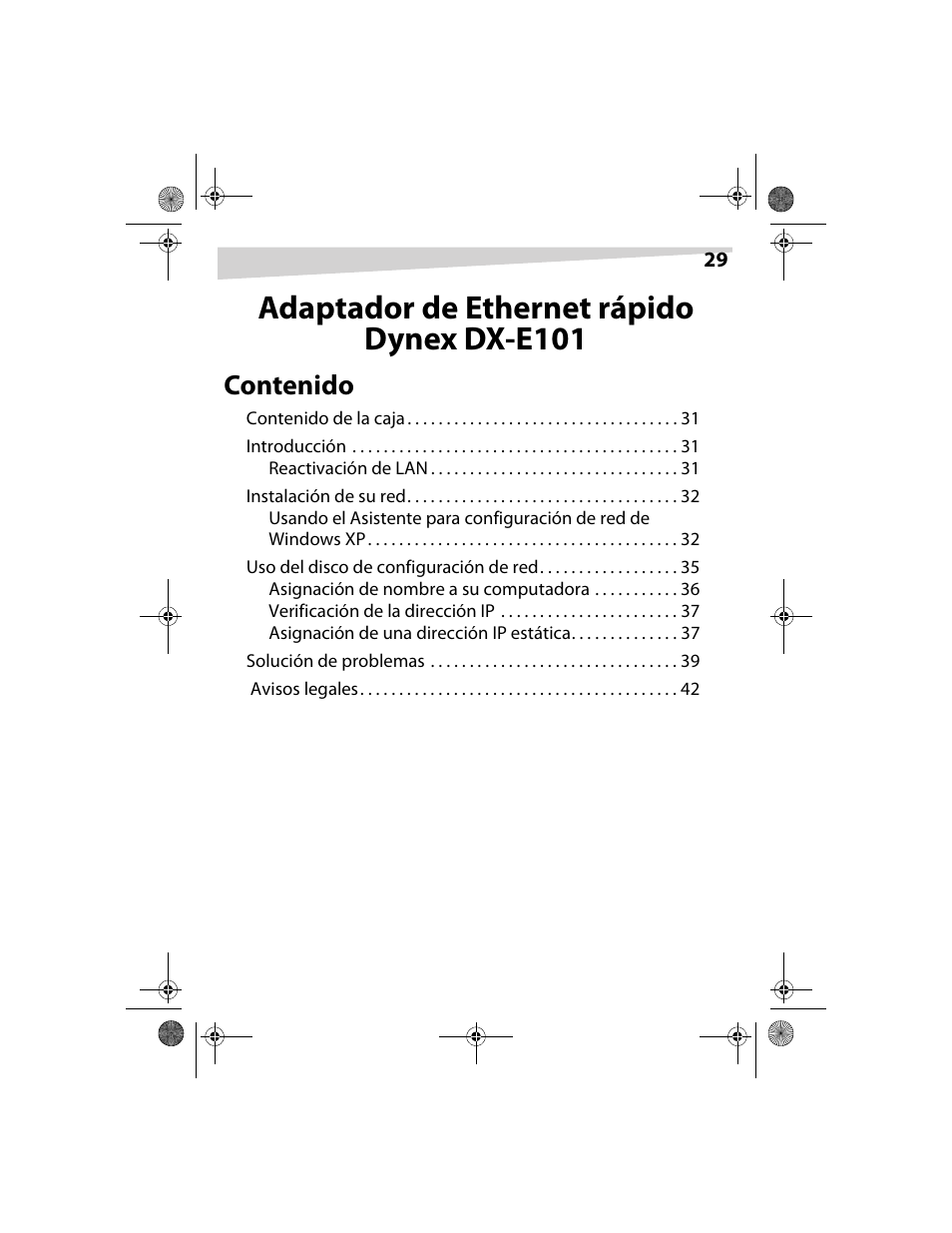 Dynex DX-E101 User Manual | Page 29 / 44