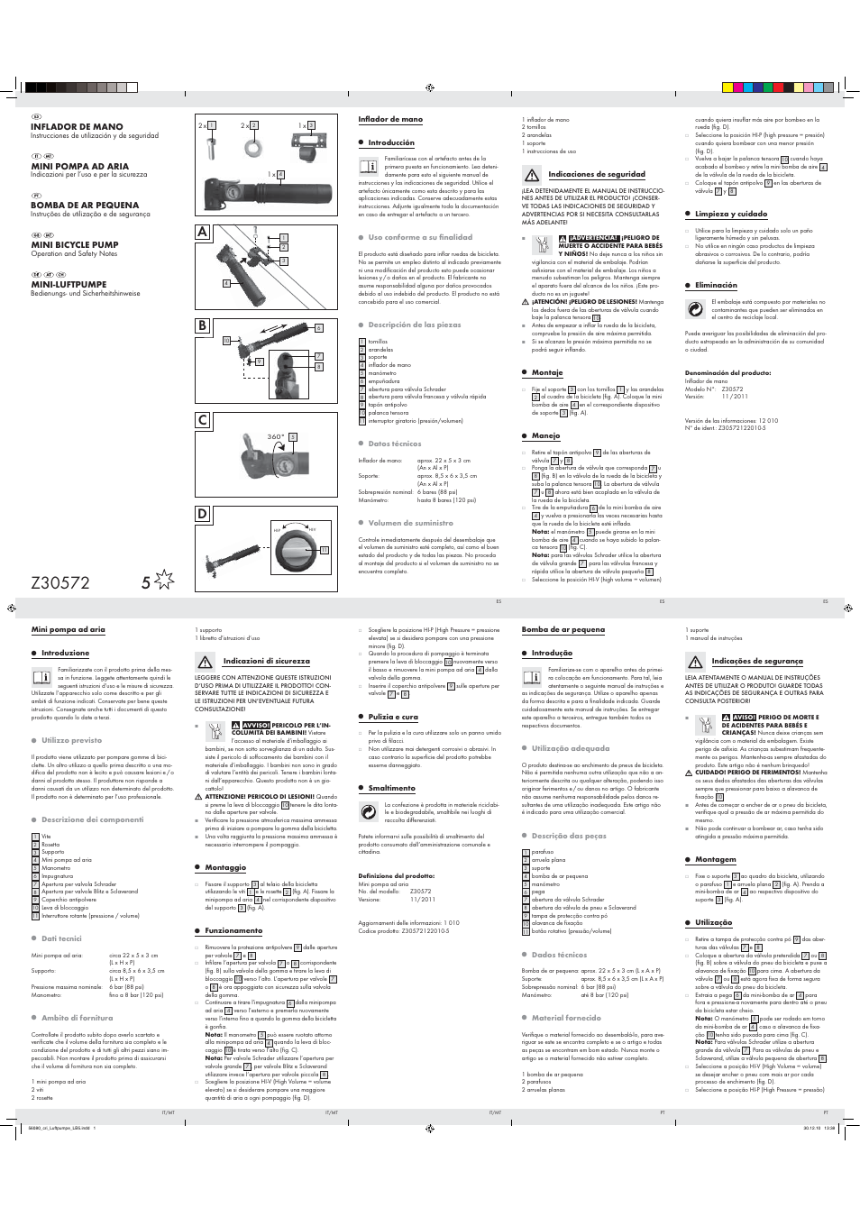 Crivit Z30572 User Manual | 2 pages