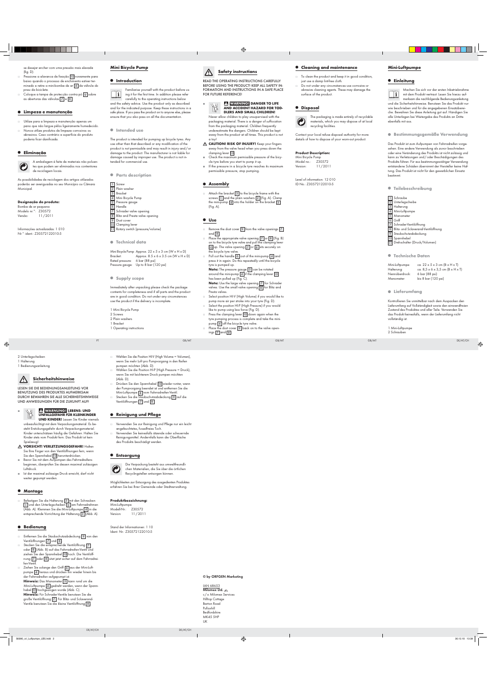 Crivit Z30572 User Manual | Page 2 / 2