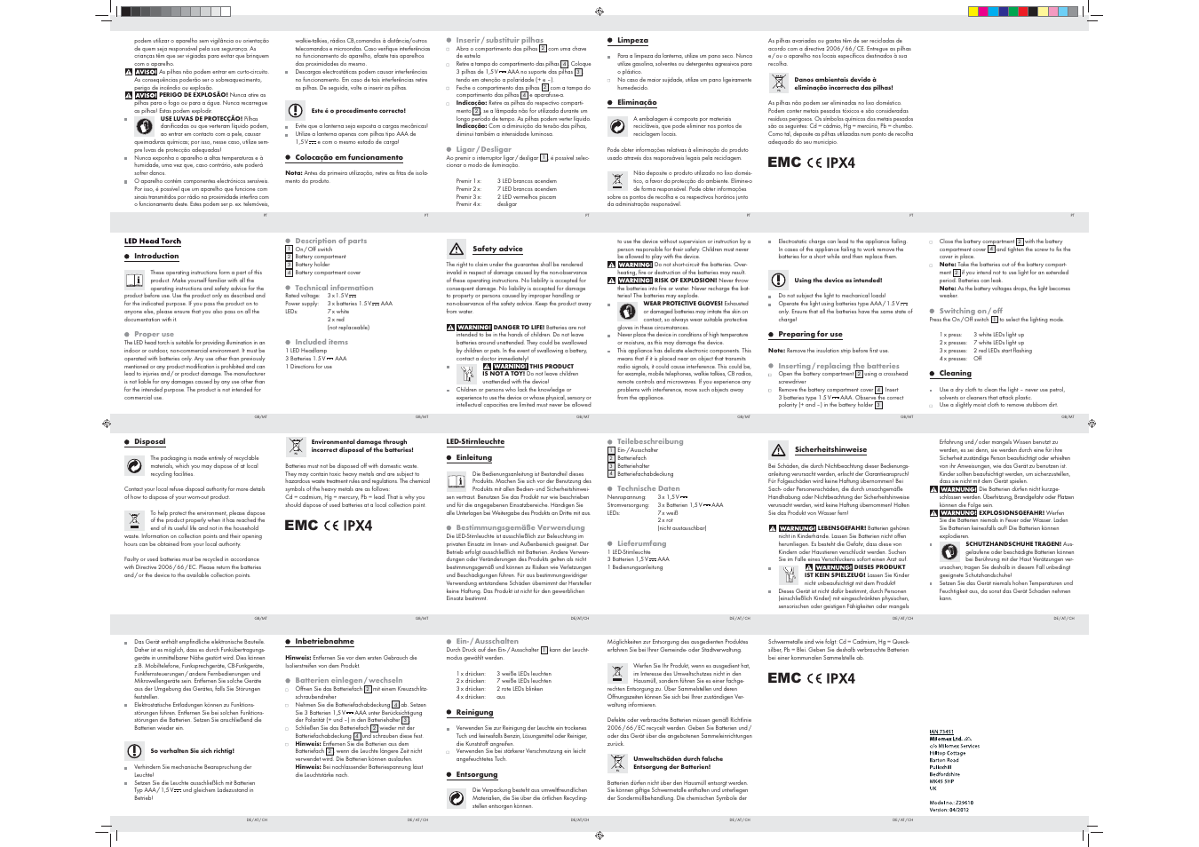 Crivit Z29610 User Manual | Page 2 / 2
