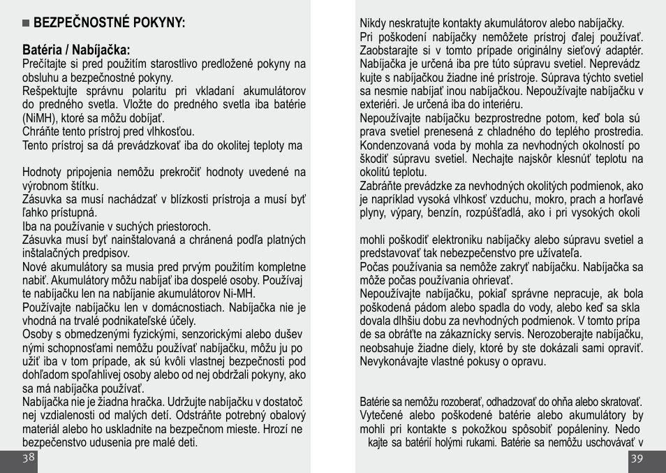 Crivit Halogen Bike Light Set User Manual | Page 20 / 29