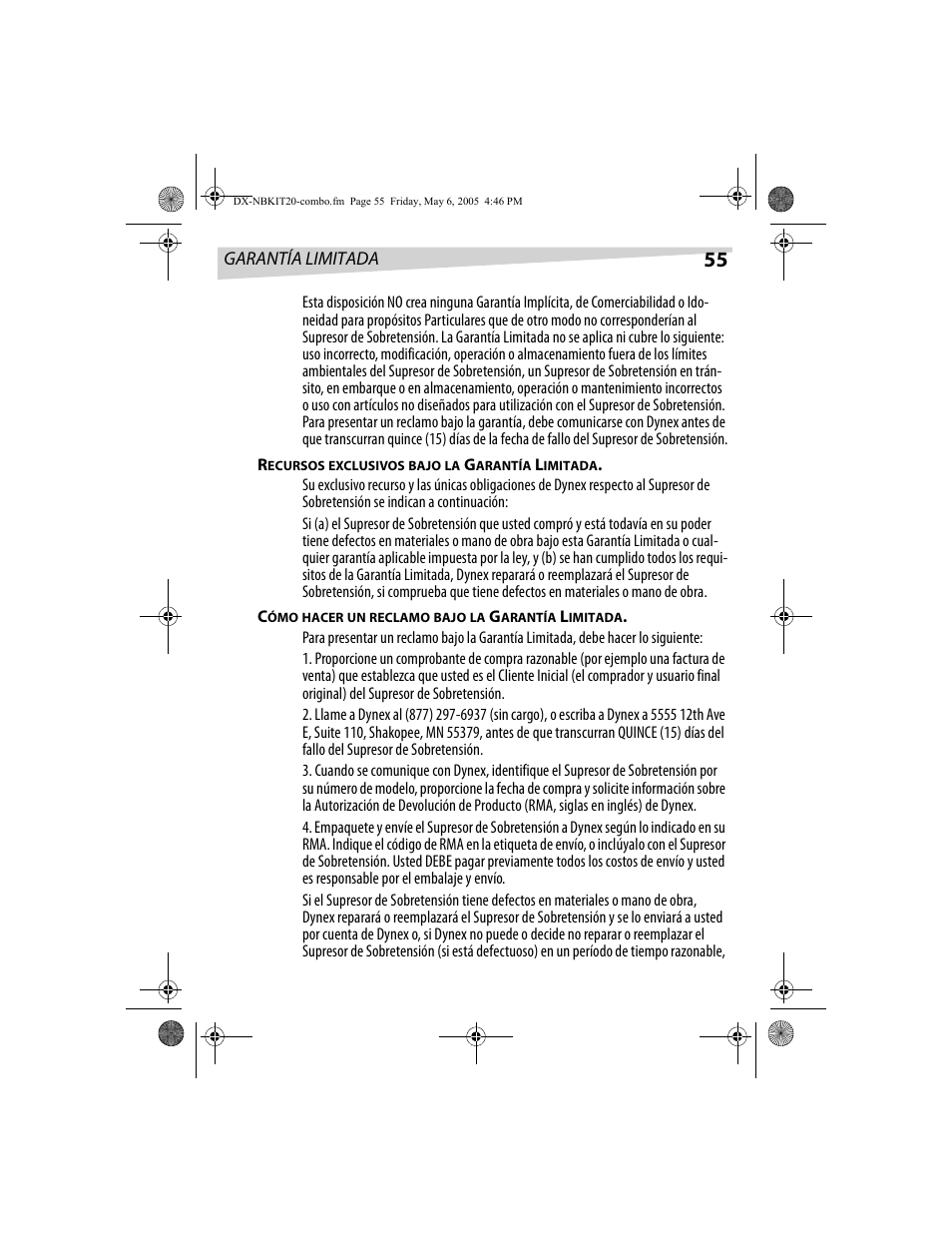 Dynex DX-NBKIT20 User Manual | Page 55 / 64