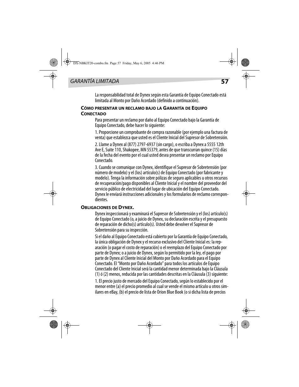 Dynex DX-NBKIT20 User Manual | Page 57 / 64