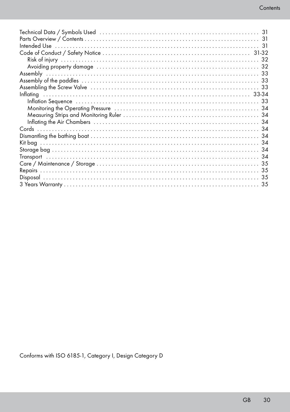 Crivit 2-Person Kayak User Manual | Page 29 / 34