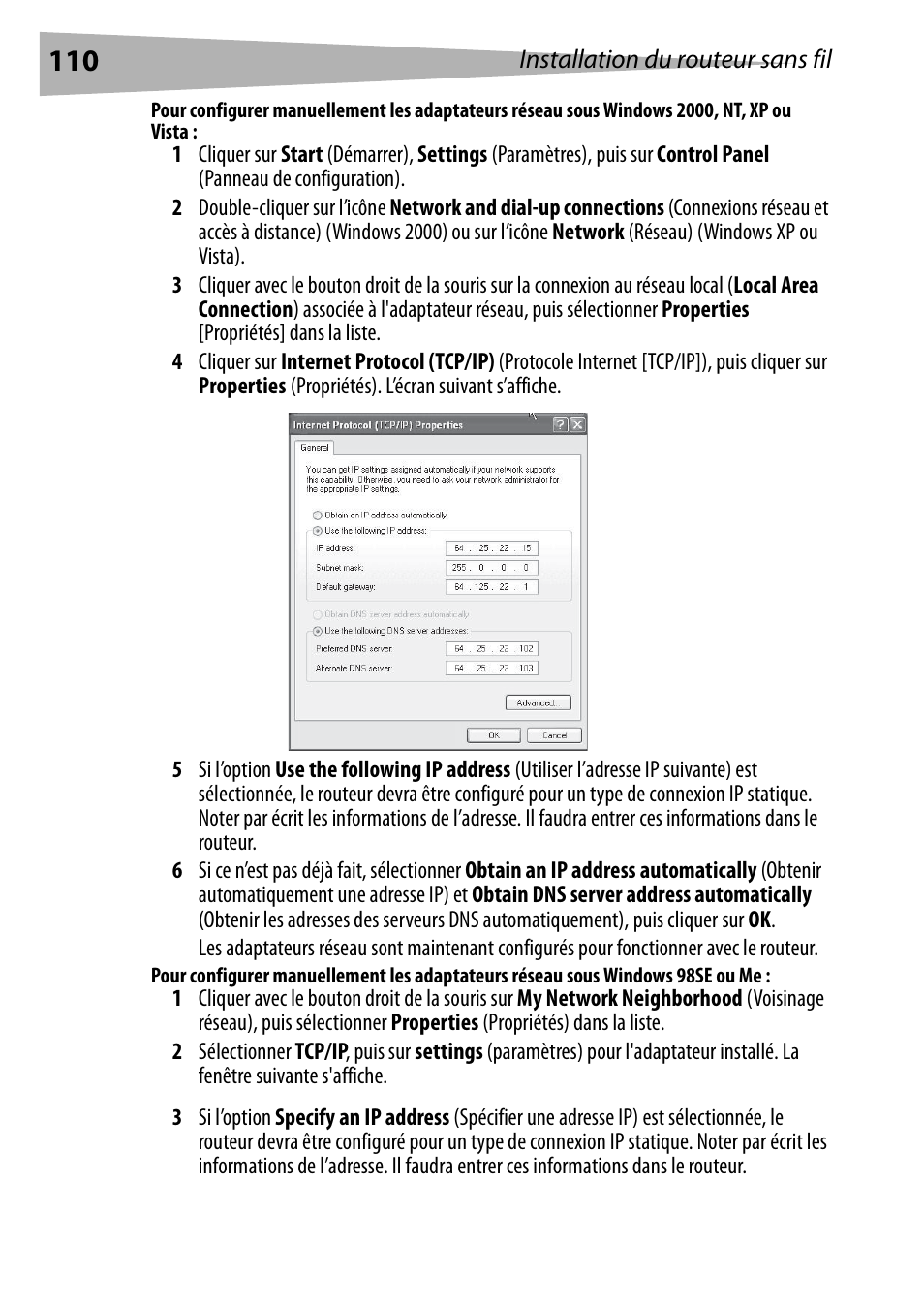 Dynex DX-WEGRTR User Manual | Page 110 / 200