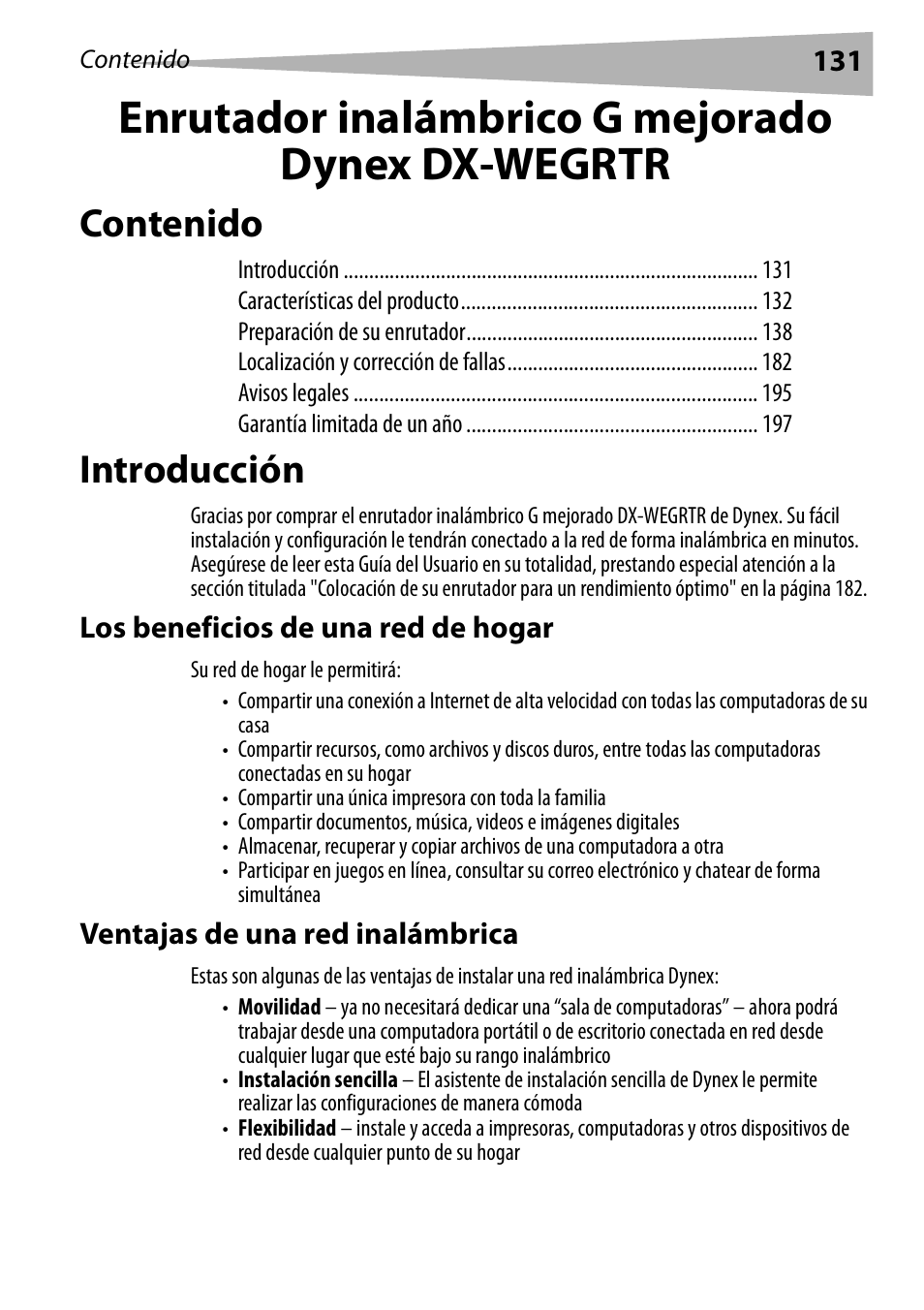 Dynex DX-WEGRTR User Manual | Page 131 / 200