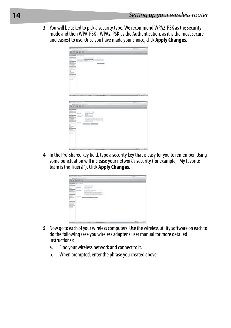 Dynex DX-WEGRTR User Manual | Page 14 / 200