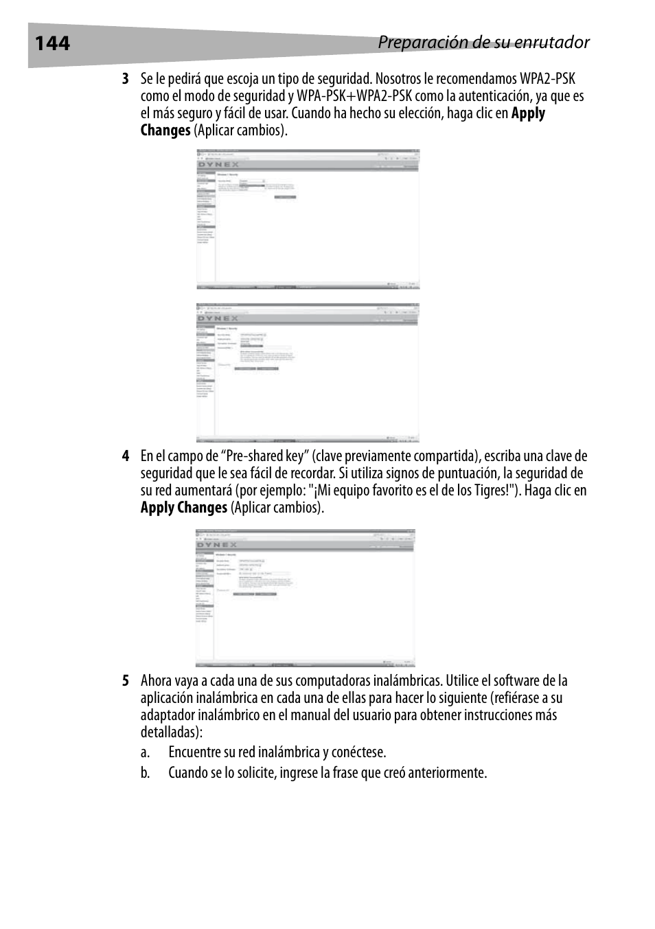 Dynex DX-WEGRTR User Manual | Page 144 / 200