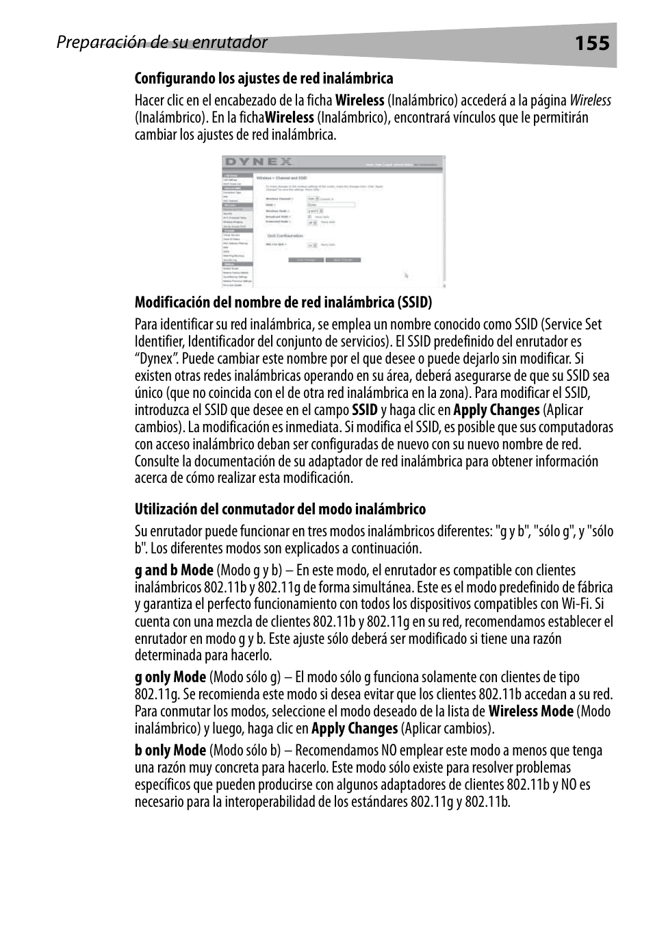 Dynex DX-WEGRTR User Manual | Page 155 / 200