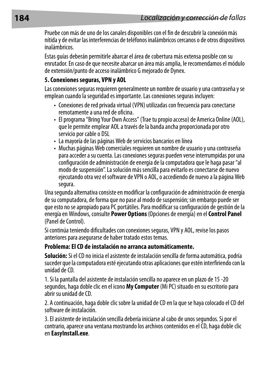Dynex DX-WEGRTR User Manual | Page 184 / 200
