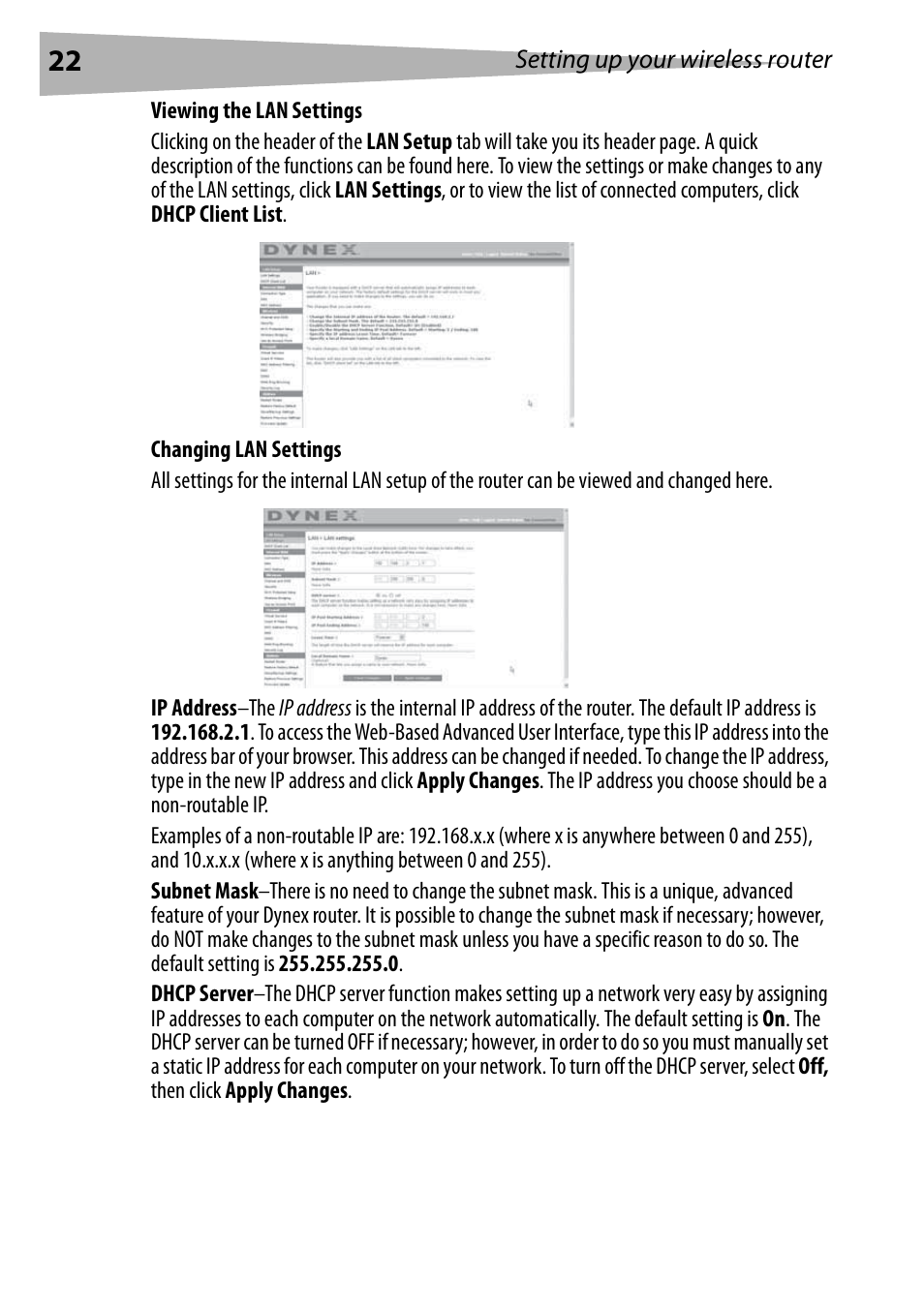 Dynex DX-WEGRTR User Manual | Page 22 / 200