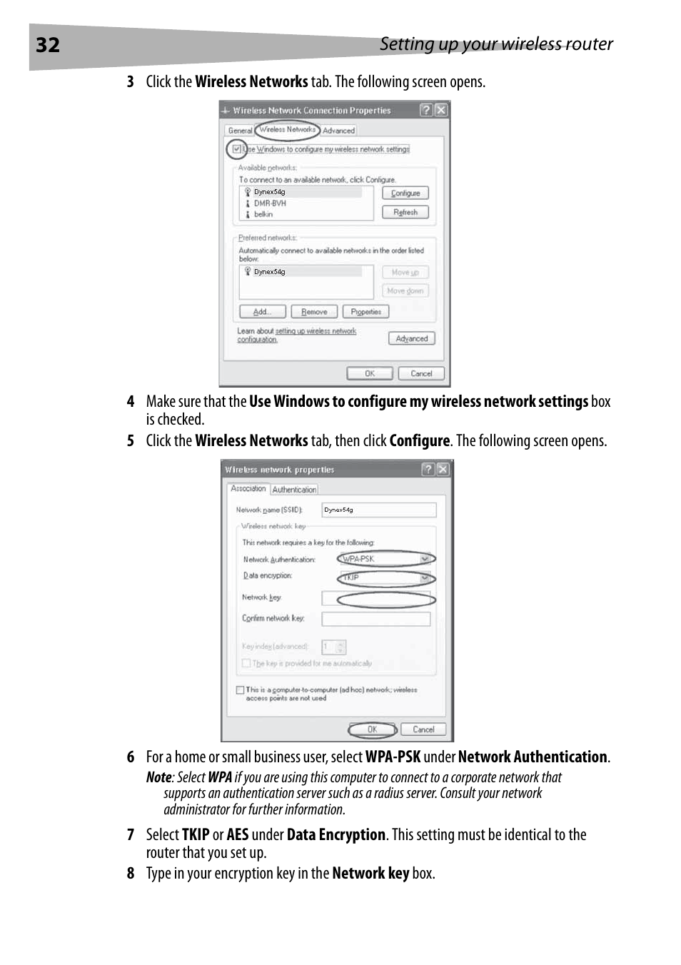 Dynex DX-WEGRTR User Manual | Page 32 / 200