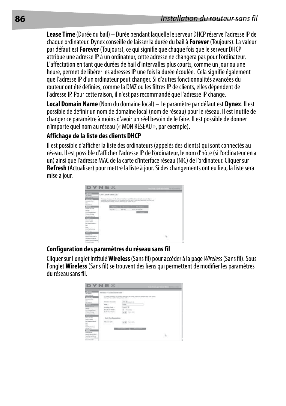 Dynex DX-WEGRTR User Manual | Page 86 / 200