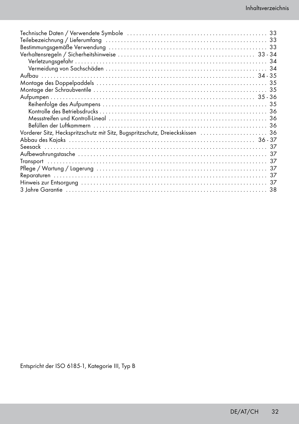 Crivit 2-Person Kayak User Manual | Page 31 / 38