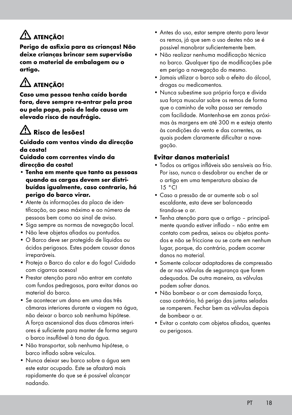 Crivit 2-Person Kayak User Manual | Page 17 / 34