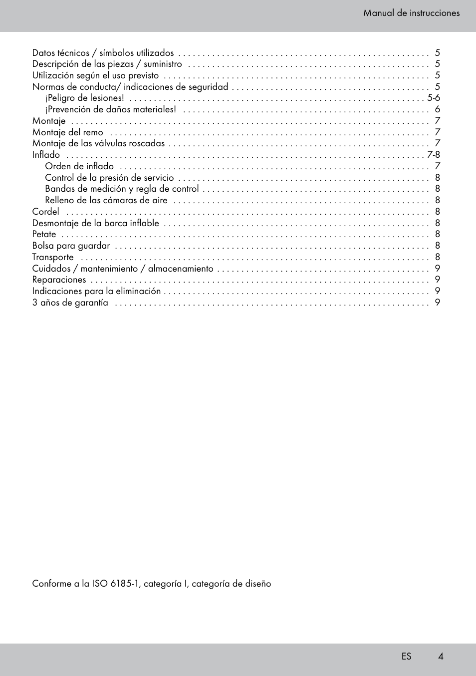 Crivit 2-Person Kayak User Manual | Page 3 / 34