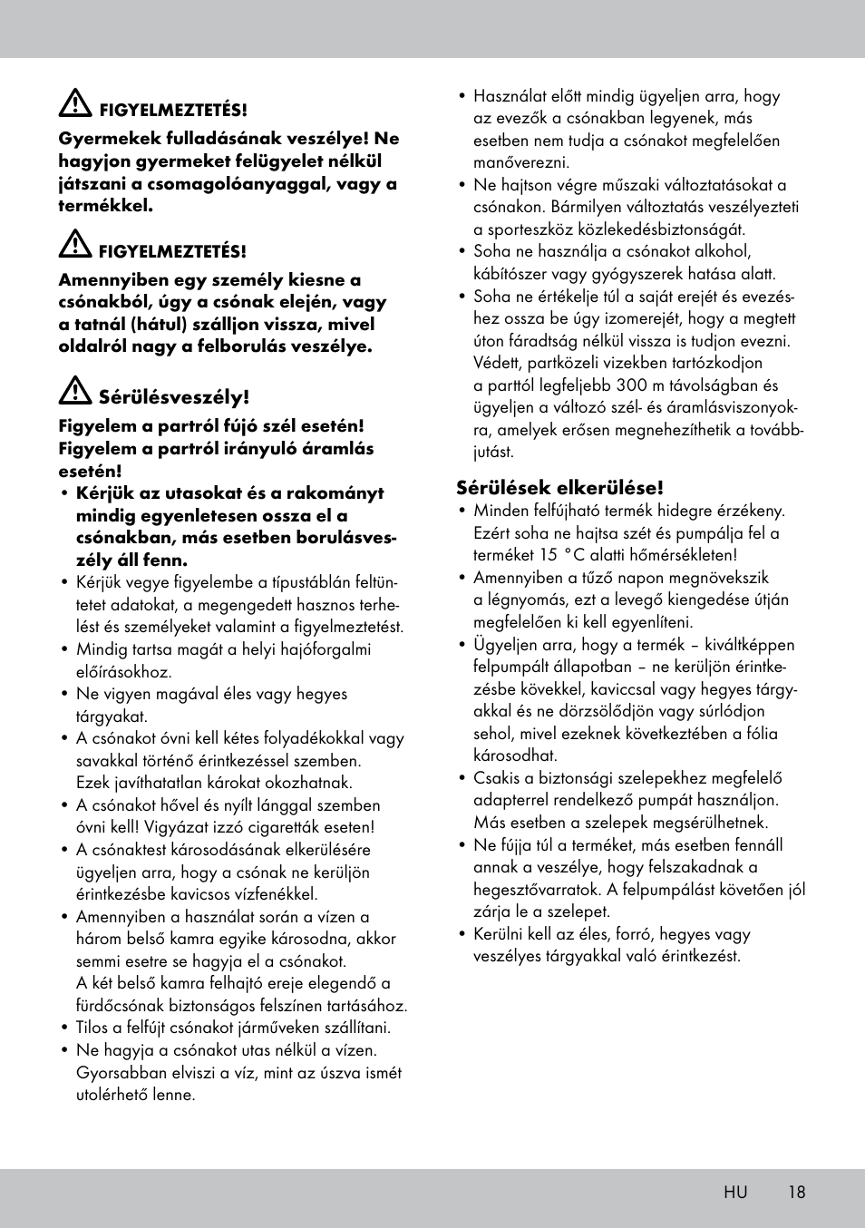 Crivit 2-Person Kayak User Manual | Page 17 / 46