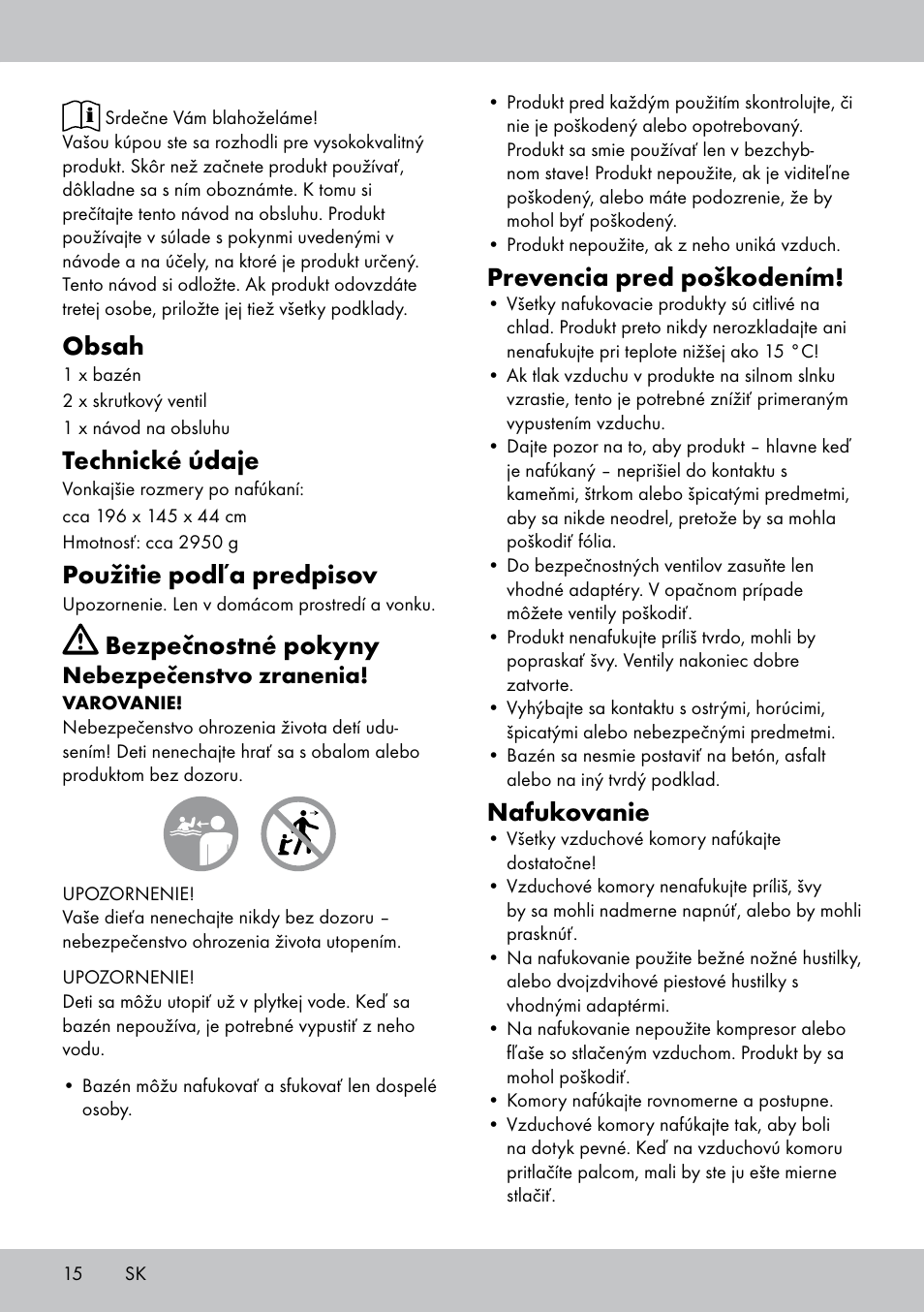 Crivit Paddling Pool User Manual | Page 14 / 18