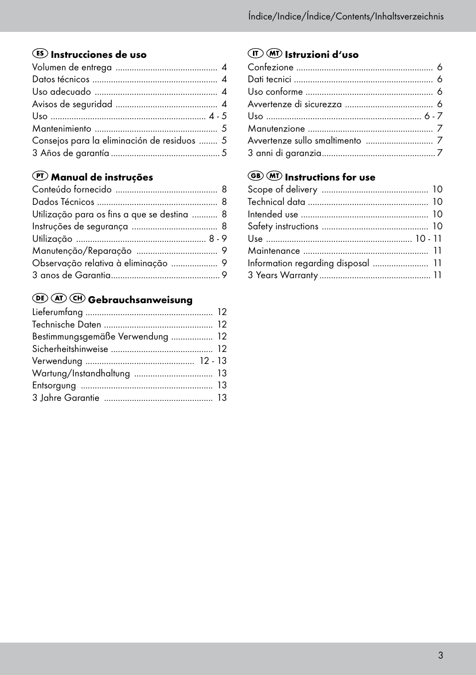 Crivit SB-1557 User Manual | Page 3 / 16