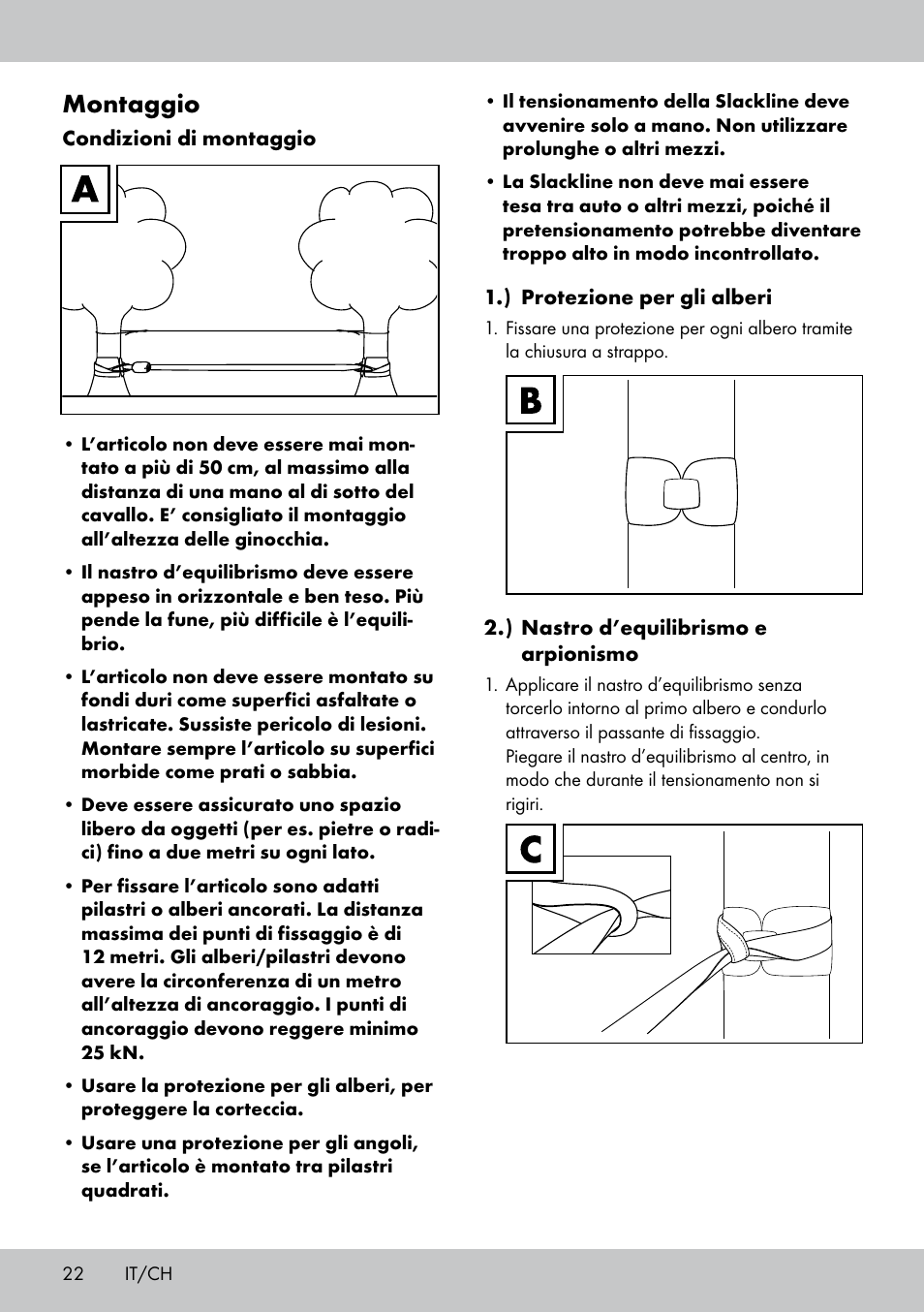 Montaggio | Crivit SL-1530 User Manual | Page 22 / 44