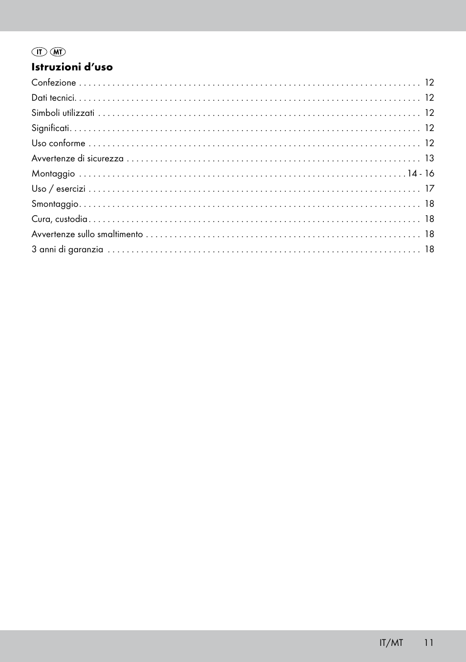 Crivit SL-1530 User Manual | Page 11 / 44