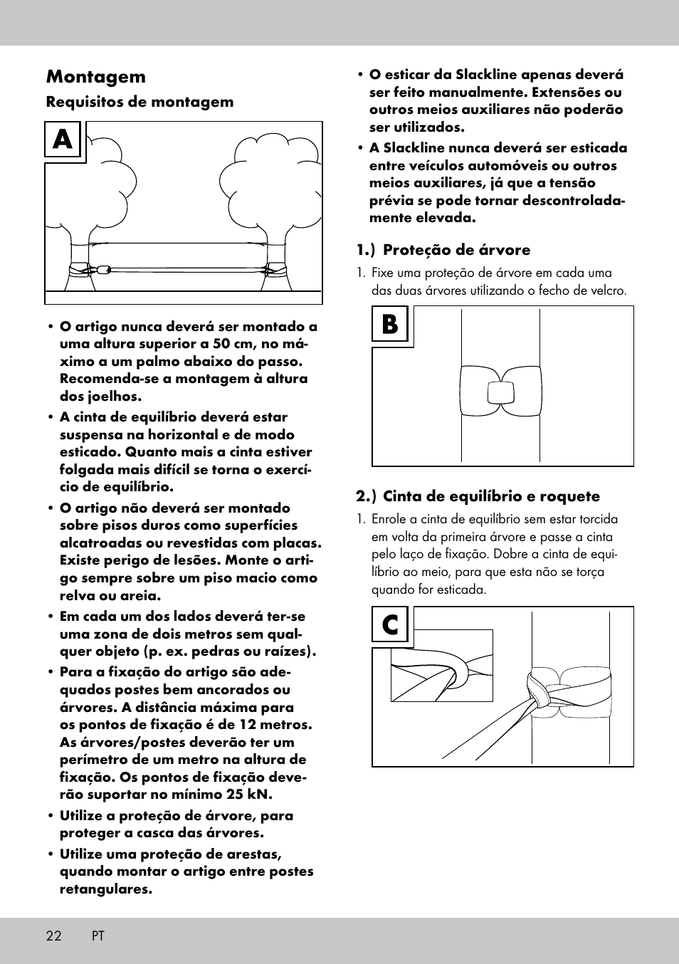 Montagem | Crivit SL-1530 User Manual | Page 22 / 44