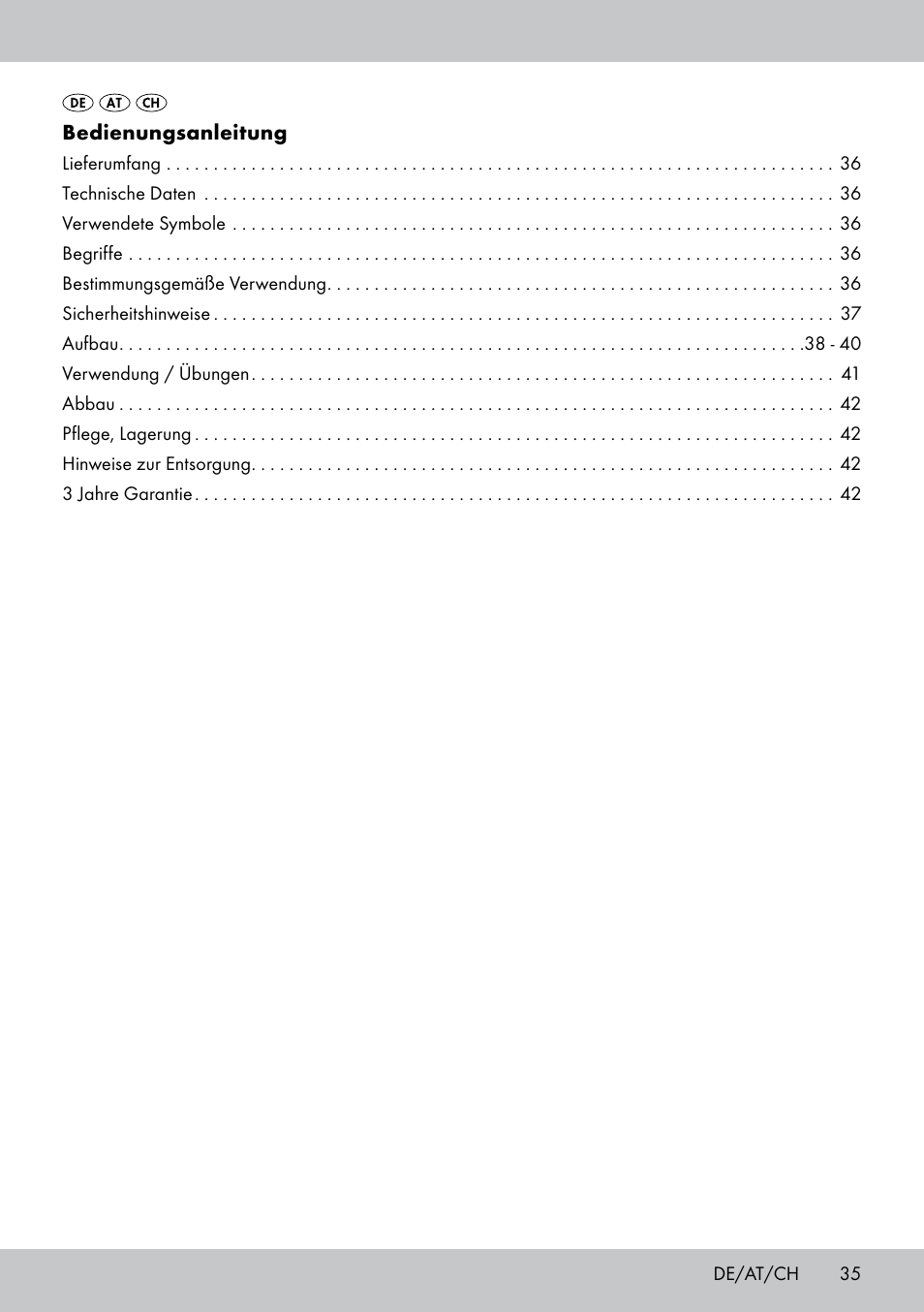 Crivit SL-1530 User Manual | Page 35 / 44