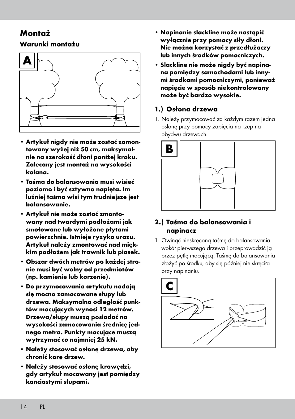 Montaż | Crivit SL-1530 User Manual | Page 14 / 60