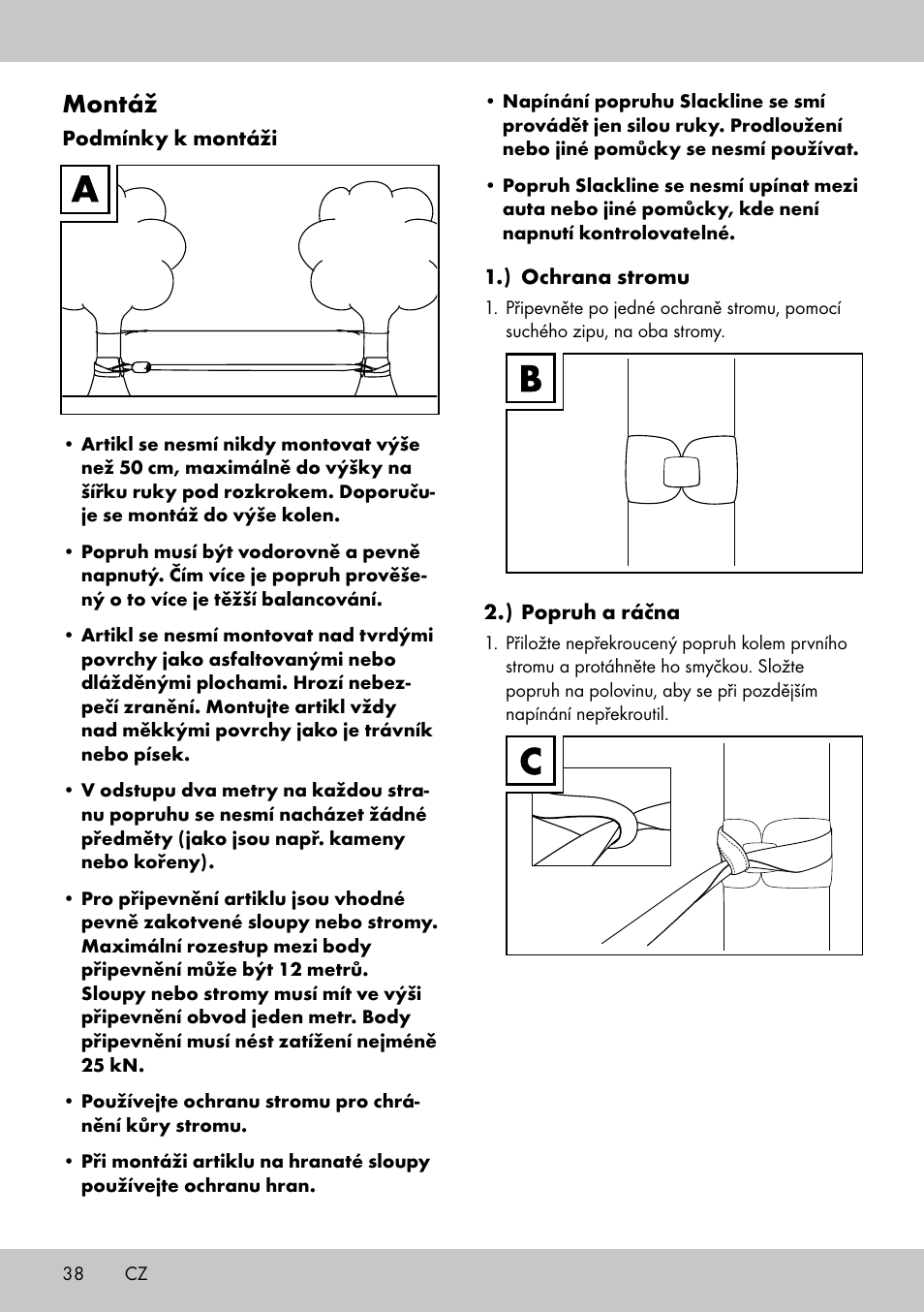 Montáž | Crivit SL-1530 User Manual | Page 38 / 60