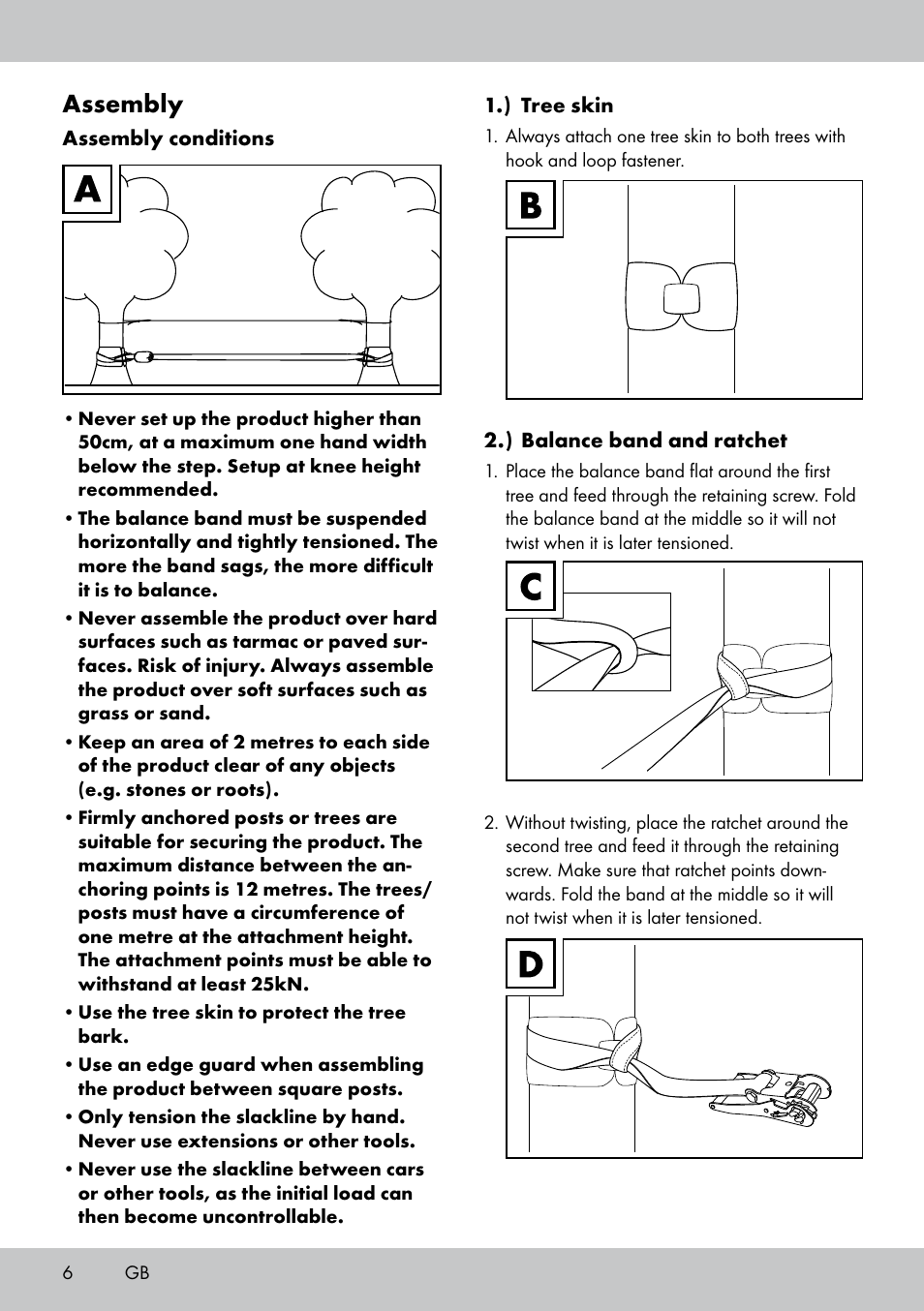 Assembly | Crivit SL-1530 User Manual | Page 6 / 60