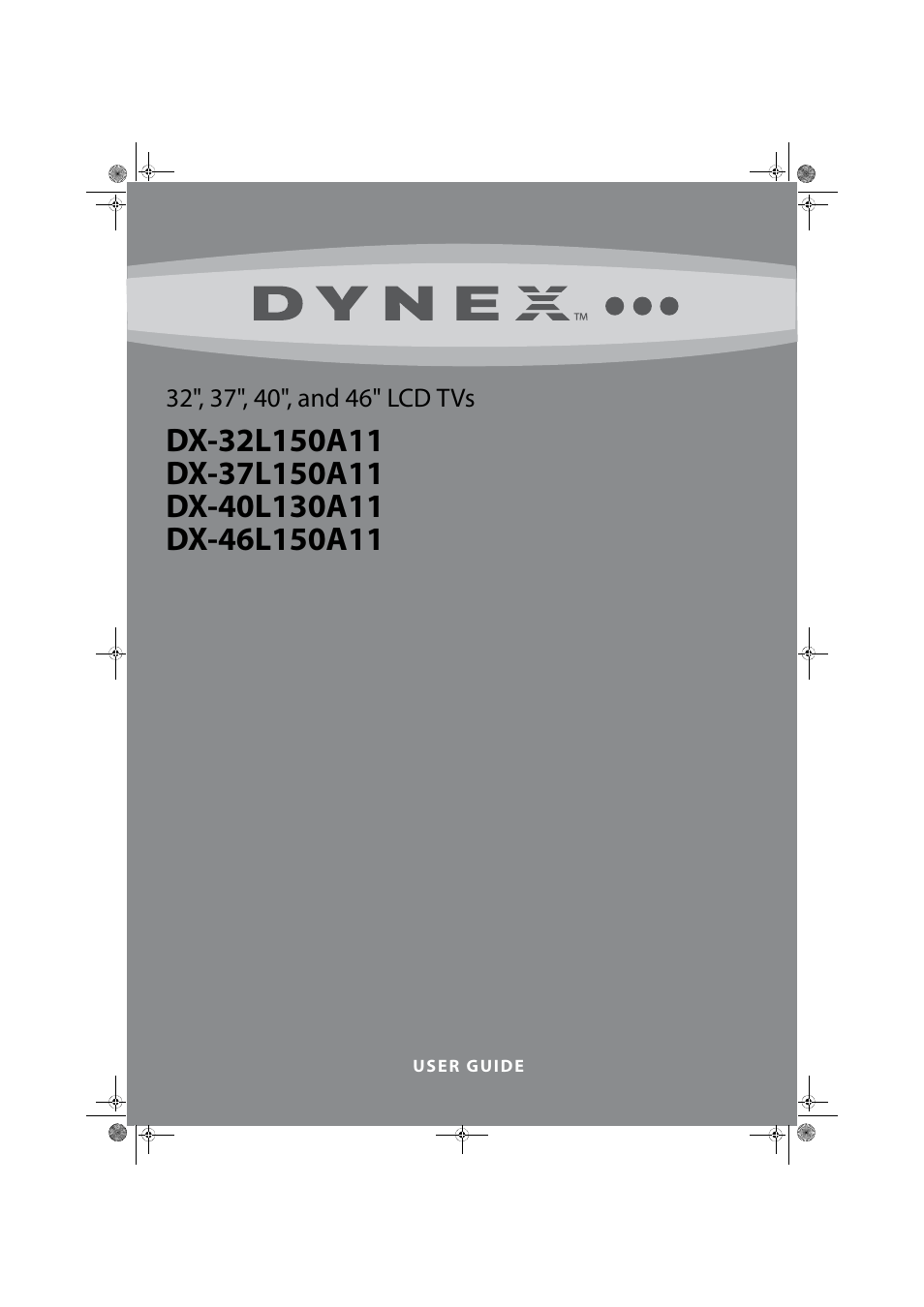 Dynex DX-32L150A11 User Manual | 38 pages