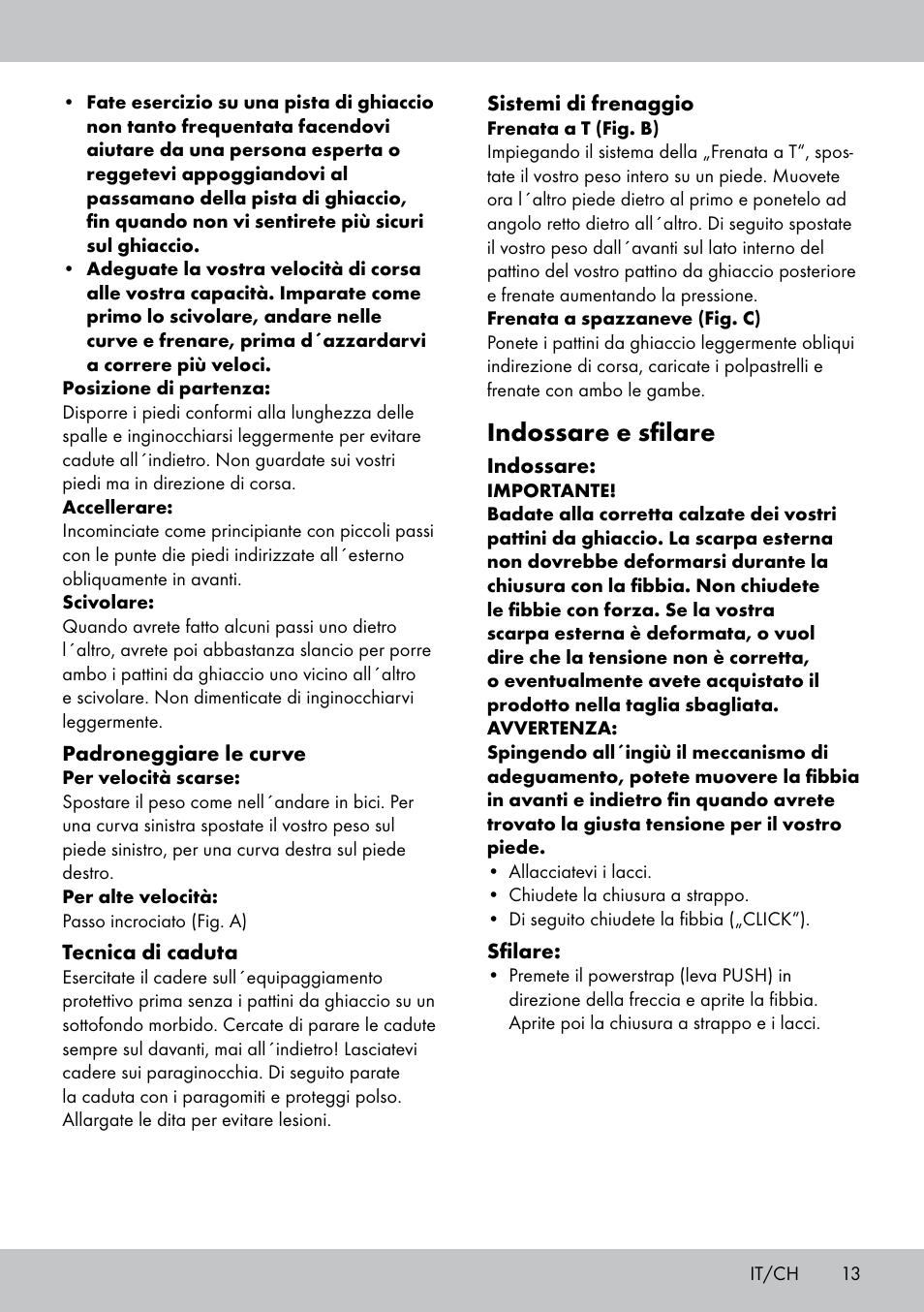 Indossare e sfilare | Crivit EW-1441 User Manual | Page 13 / 24