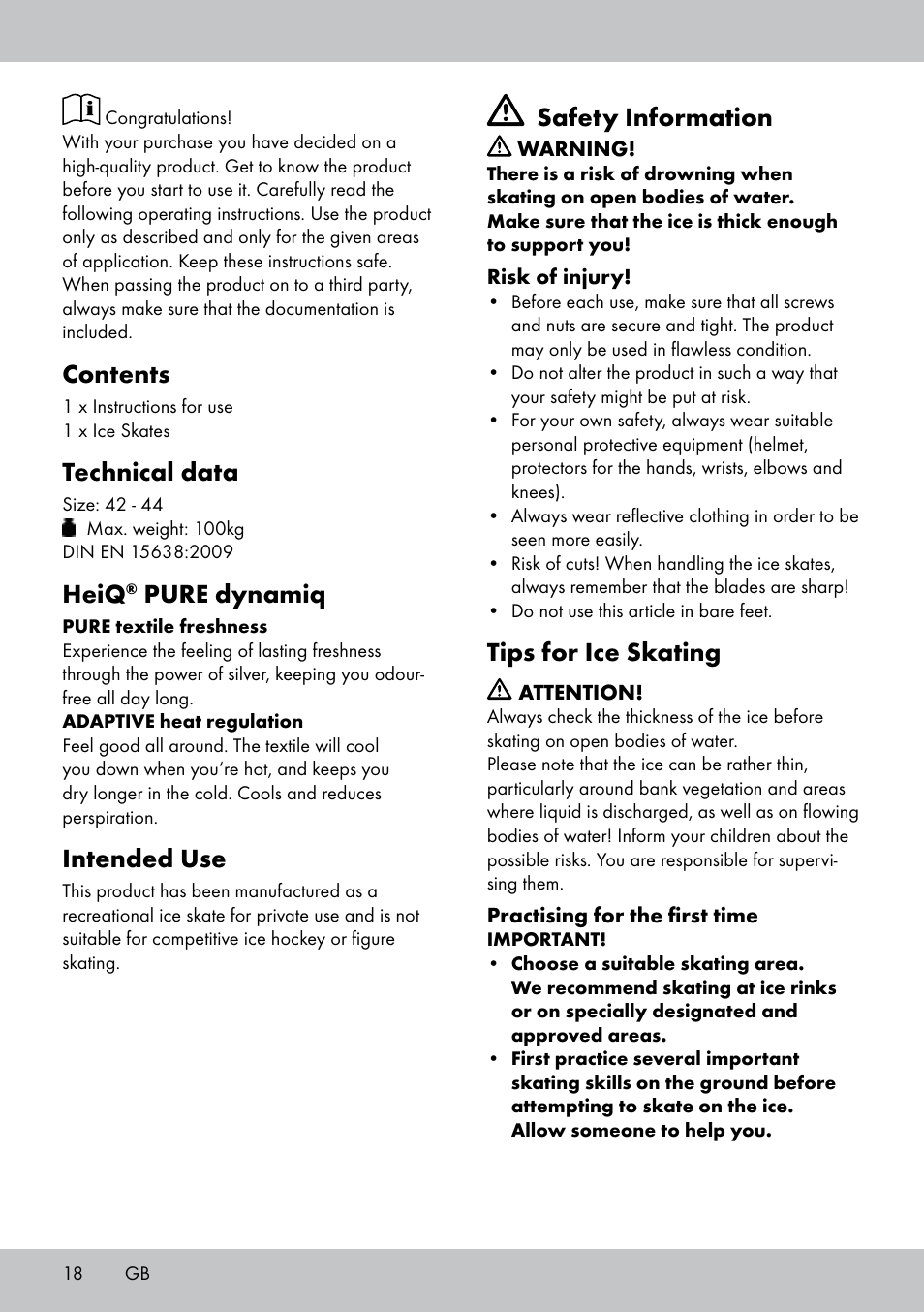 Crivit EW-1441 User Manual | Page 18 / 24