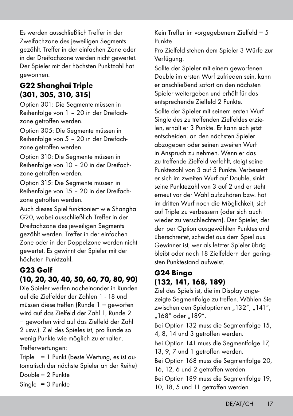 Crivit DS-1532 User Manual | Page 17 / 82